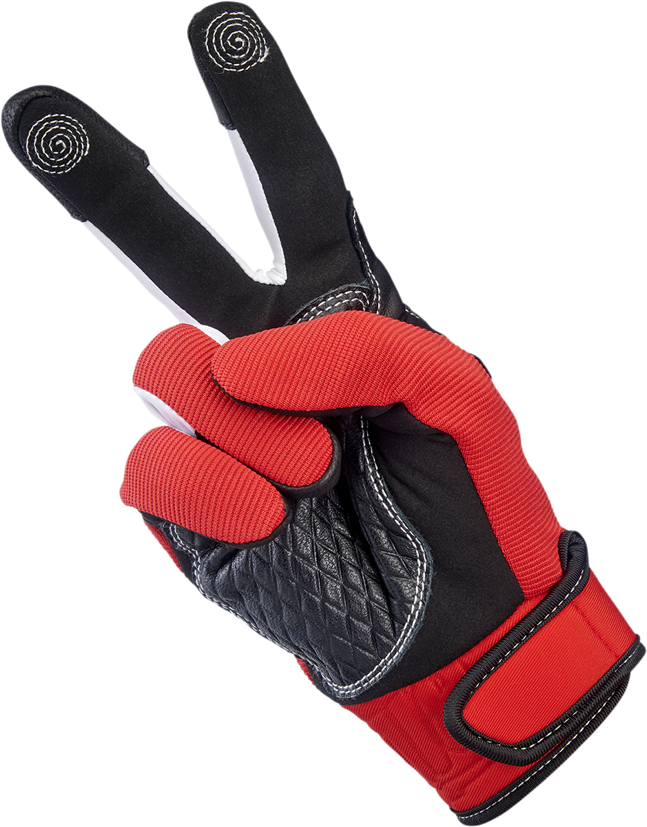 Guantes BILTWELL Baja - Rojo - Pequeño 1508-0801-302 