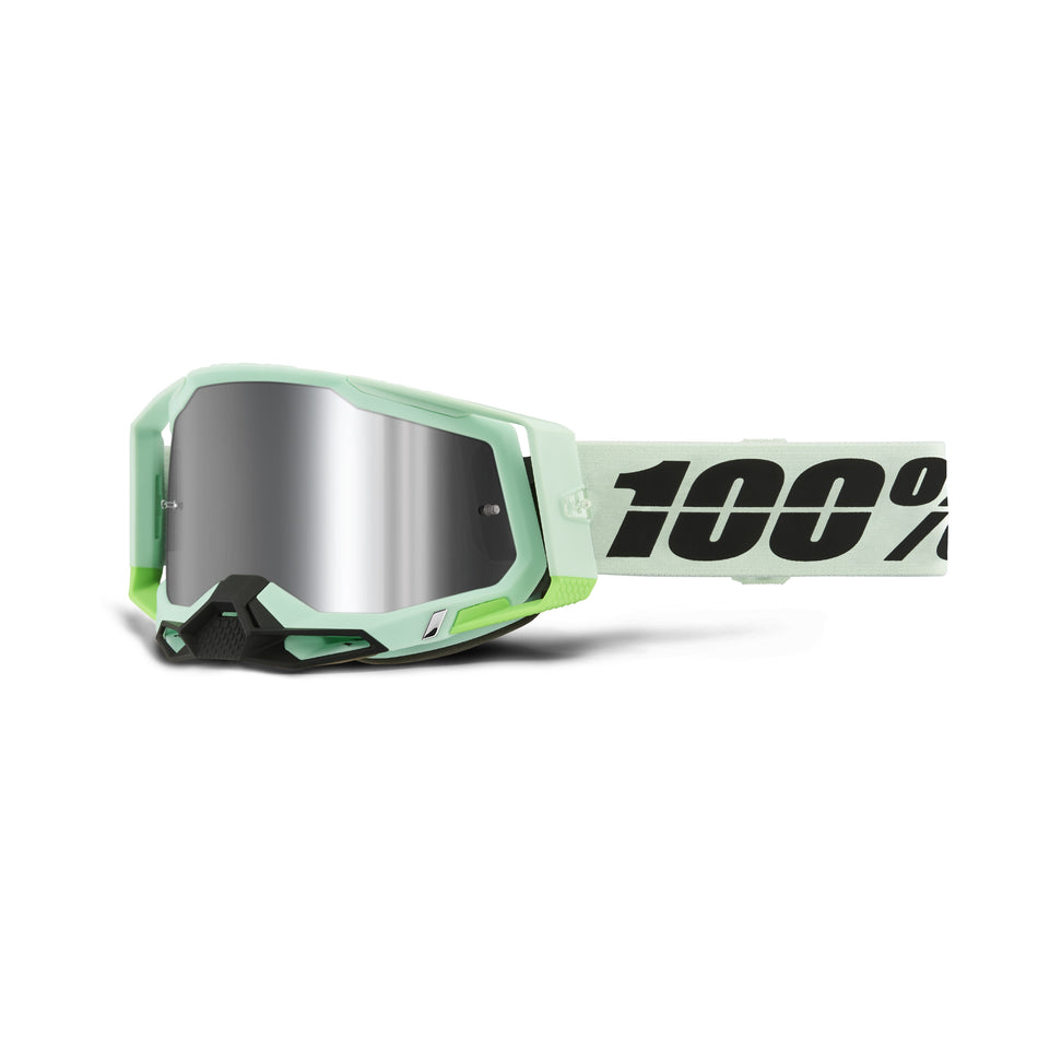 100% Racecraft 2 Goggle Palomar Mirror Silver Flash Le 50010-00025