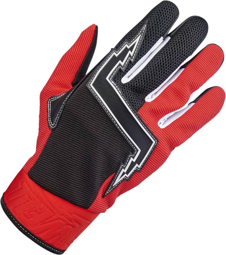 BILTWELL Baja Gloves - Red - Small 1508-0801-302