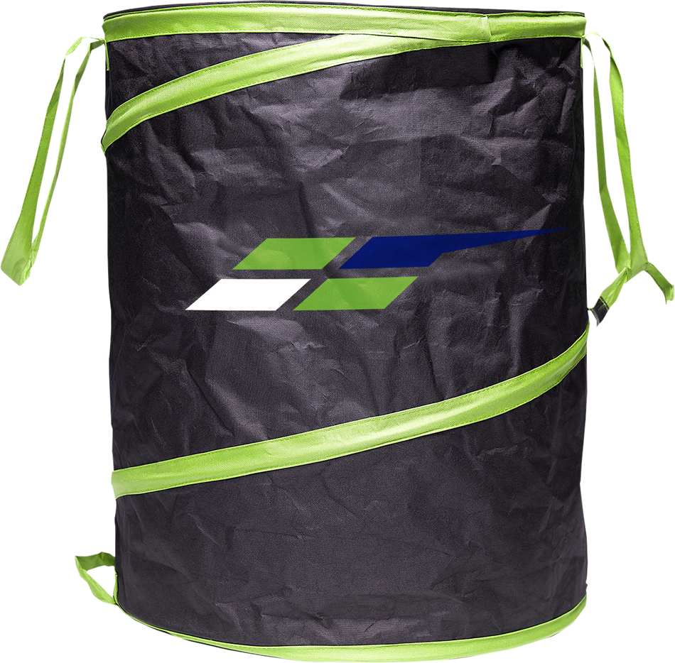 FACTORY EFFEX Trash Can - Black/Green - Kawasaki 22-45160