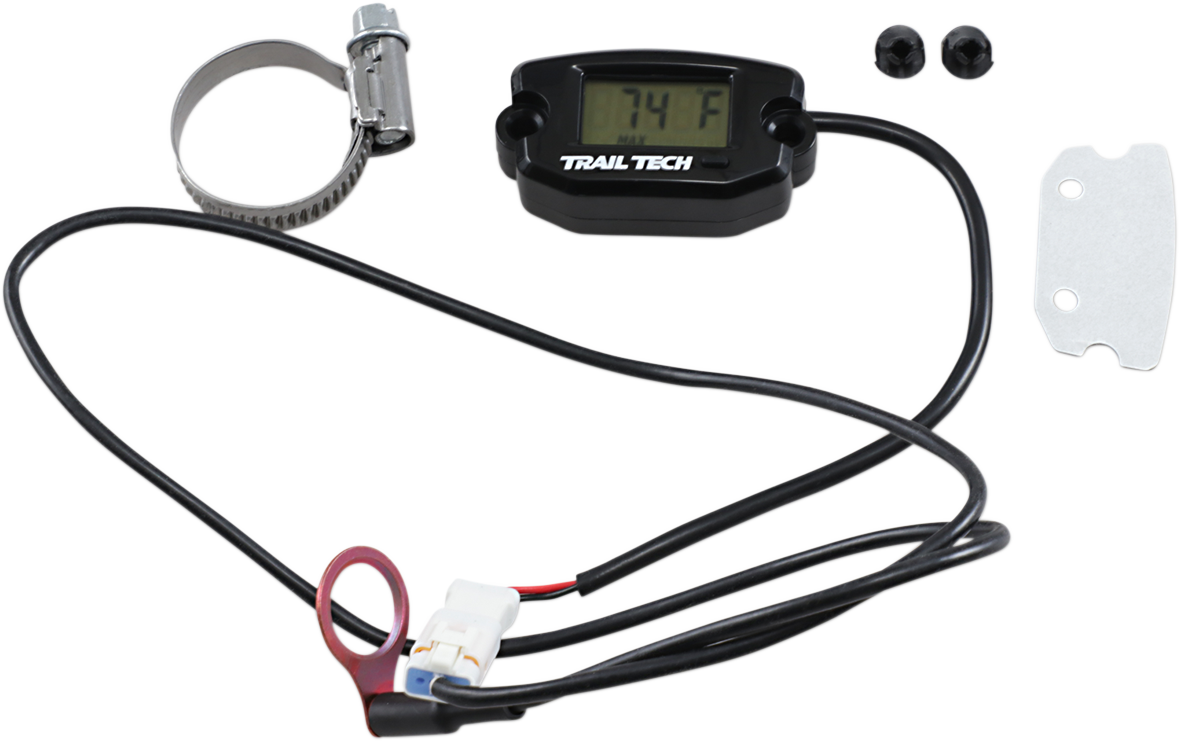 TRAIL TECH Universal Temperature Meter - Surface Mount - Black - 14 mm 742-ET3