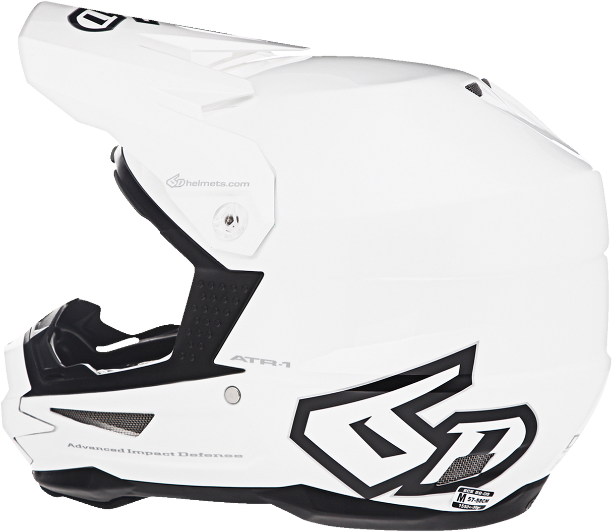 6D ATR-1 Helmet - White - XS 10-3724