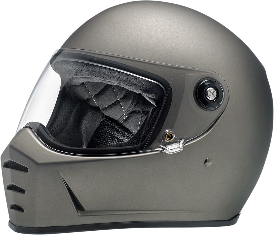 BILTWELL Lane Splitter Helmet - Flat Titanium - Large 1004-803-104
