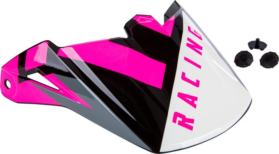 FLY RACING Elite Vigilant Helmet Visor Pink/Black 73-88146