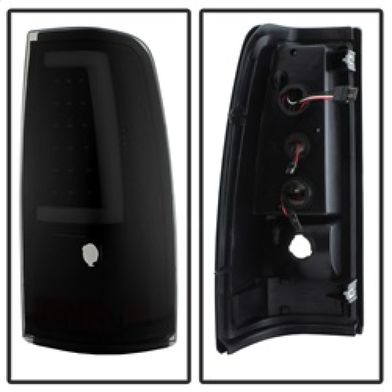 xTune Chevy Silverado 1500/2500/3500 99-02 Version 3 Tail Lights Black Smoke ALT-ON-CS99V3-LBLED-BSM 9038778