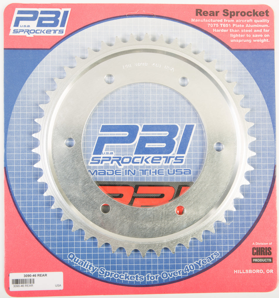 PBIRear Sprocket Aluminum 46t-525 Hon3090-46-4