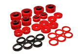 Energy Suspension 99-07 Ford F-250/F-350 SD 2/4WD Crew Cab Body Mount Set - Red 4.4120R