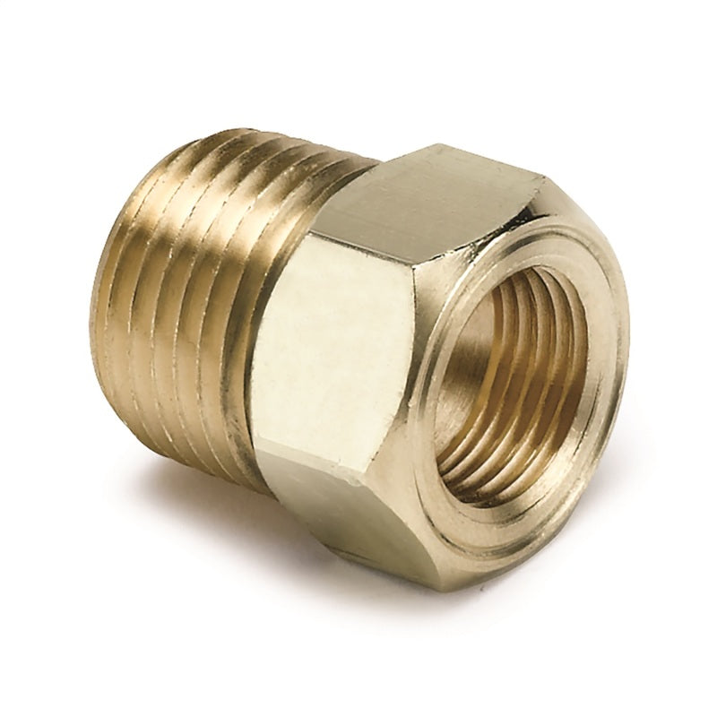 Autometer 1/2 inch NPT Male Brass for Mechanical Temp. Gauge Adapter 2264