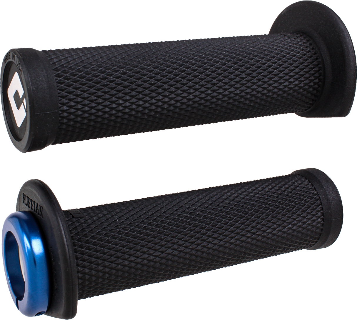 ODIAtv/Pwc Ruffian Lockon Grip 125mm Black/BlueJ33RFB-U