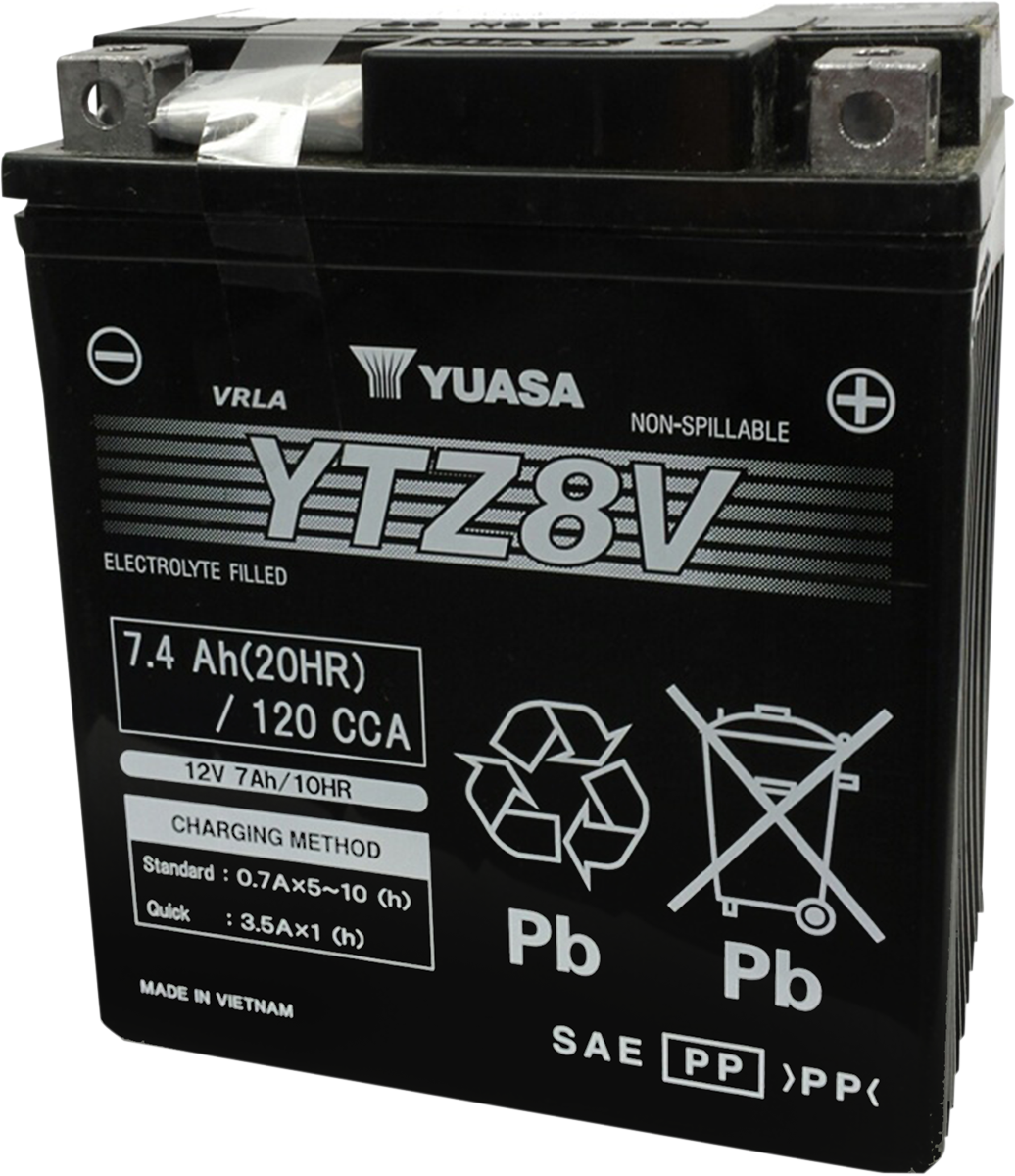 YUASA AGM-Batterie - YTZ8V YUAM728ZV 