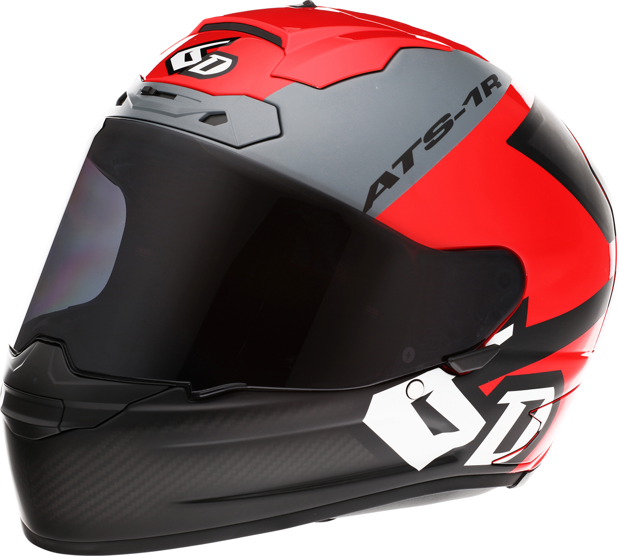 Casco 6D ATS-1R - Wyman - Rojo/Gris - XL 30-0738 