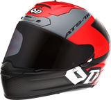 Casco 6D ATS-1R - Wyman - Rojo/Gris - XL 30-0738 