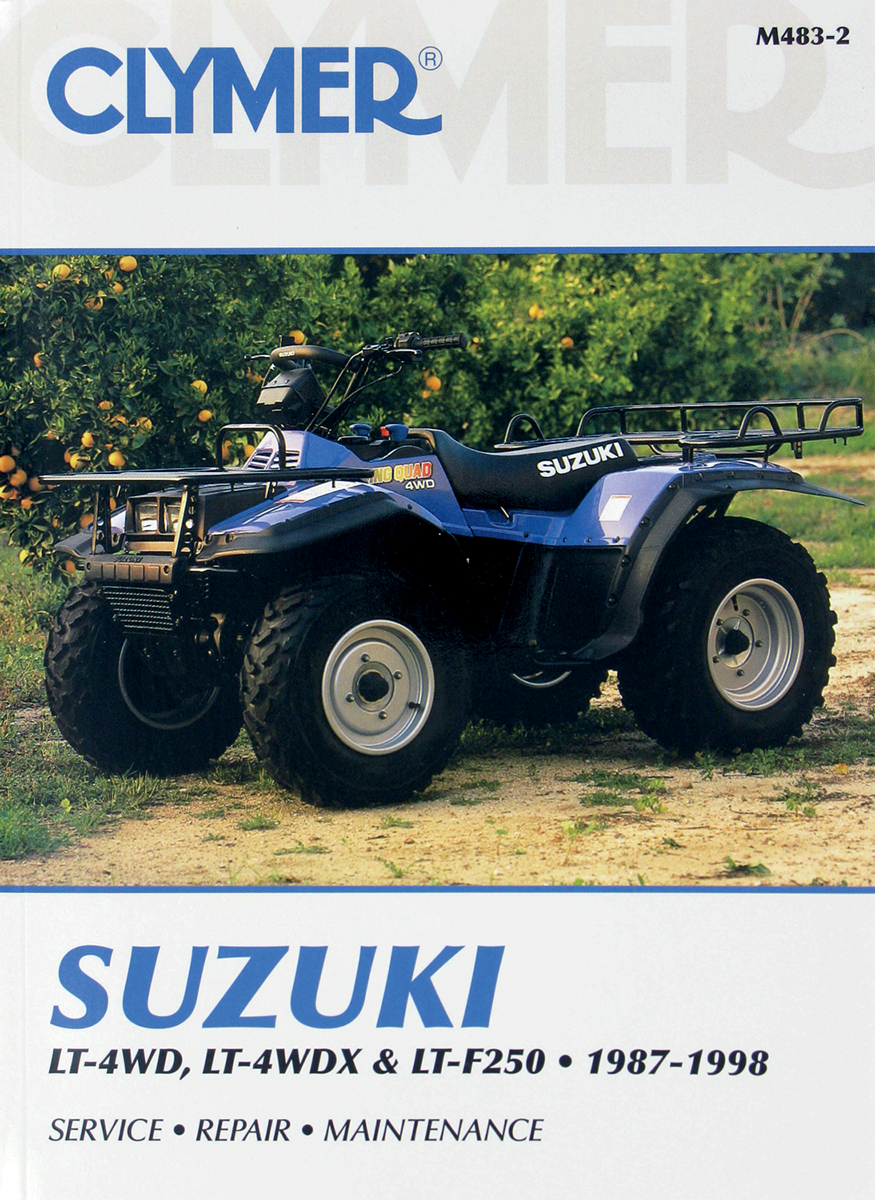 CLYMER Manual - Suzuki King Quad/ Quad Runner 250 CM4832