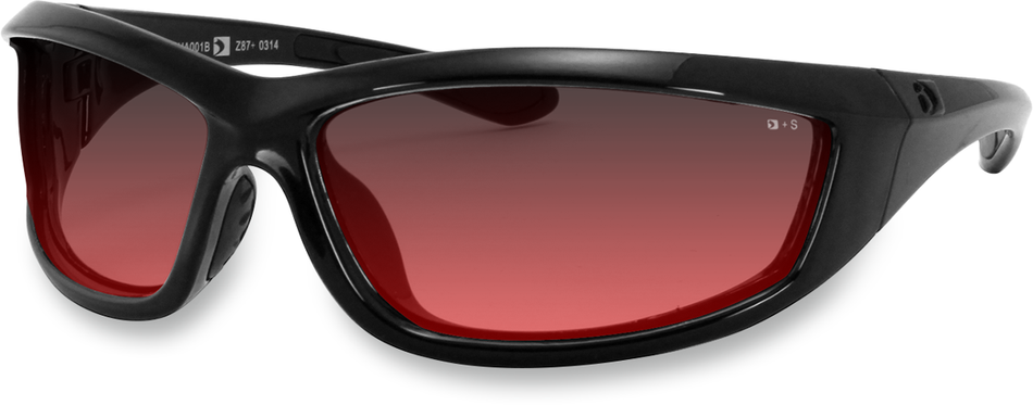 BOBSTER Charger Sunglasses - Gloss Black - Rose ECHA001R