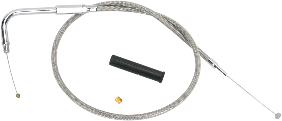 DRAG SPECIALTIES Throttle Cable - 26-1/2" - Braided 5332600B
