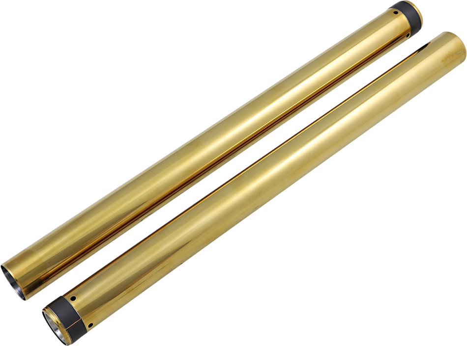 PRO-ONE PERF.MFG. Fork Tube - Gold - 49 mm - 24.875" Length 105135G