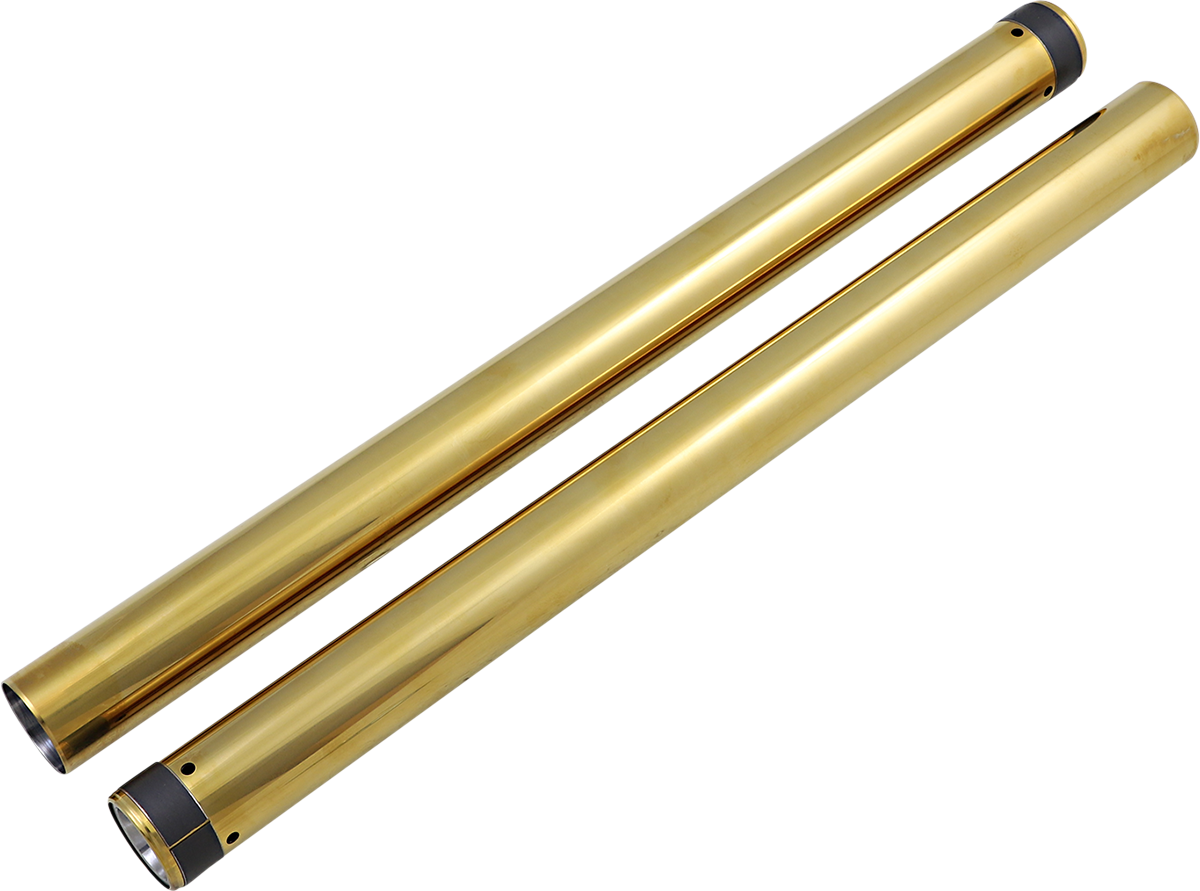 PRO-ONE PERF.MFG. Fork Tube - Gold - 49 mm - 24.875" Length 105135G