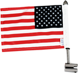 PRO PAD Luggage Rack Flag Mount - 1/4" Flat - With 10" X 15" Flag MSQ-2515