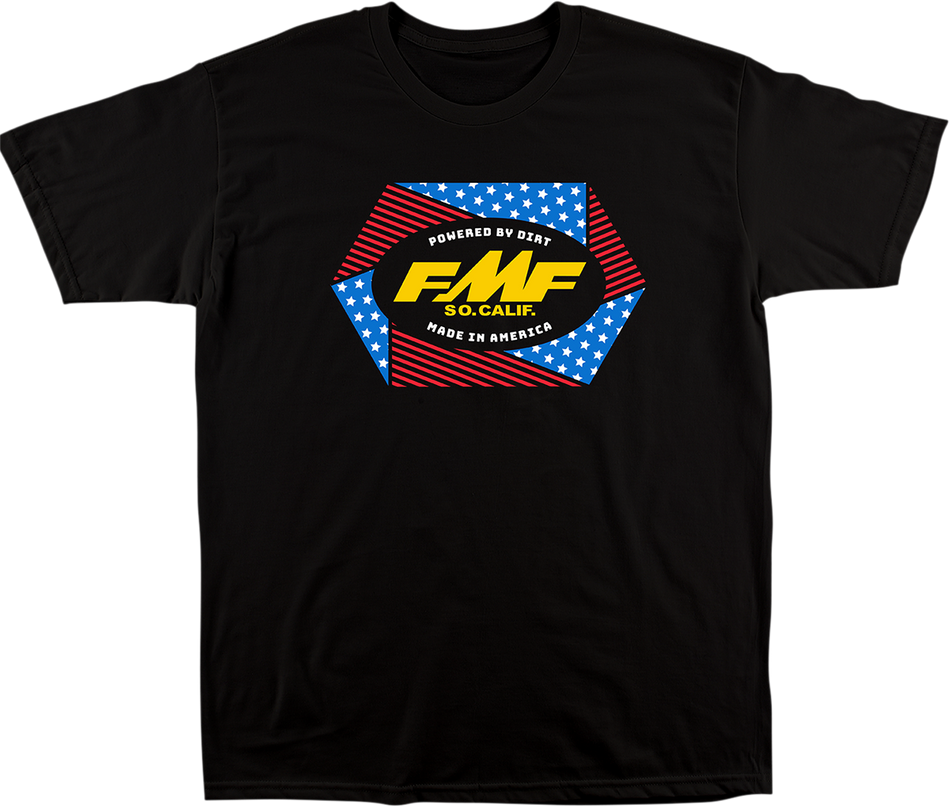 FMF Geometry T-Shirt - Black - Small SU21118901BKSM 3030-20691