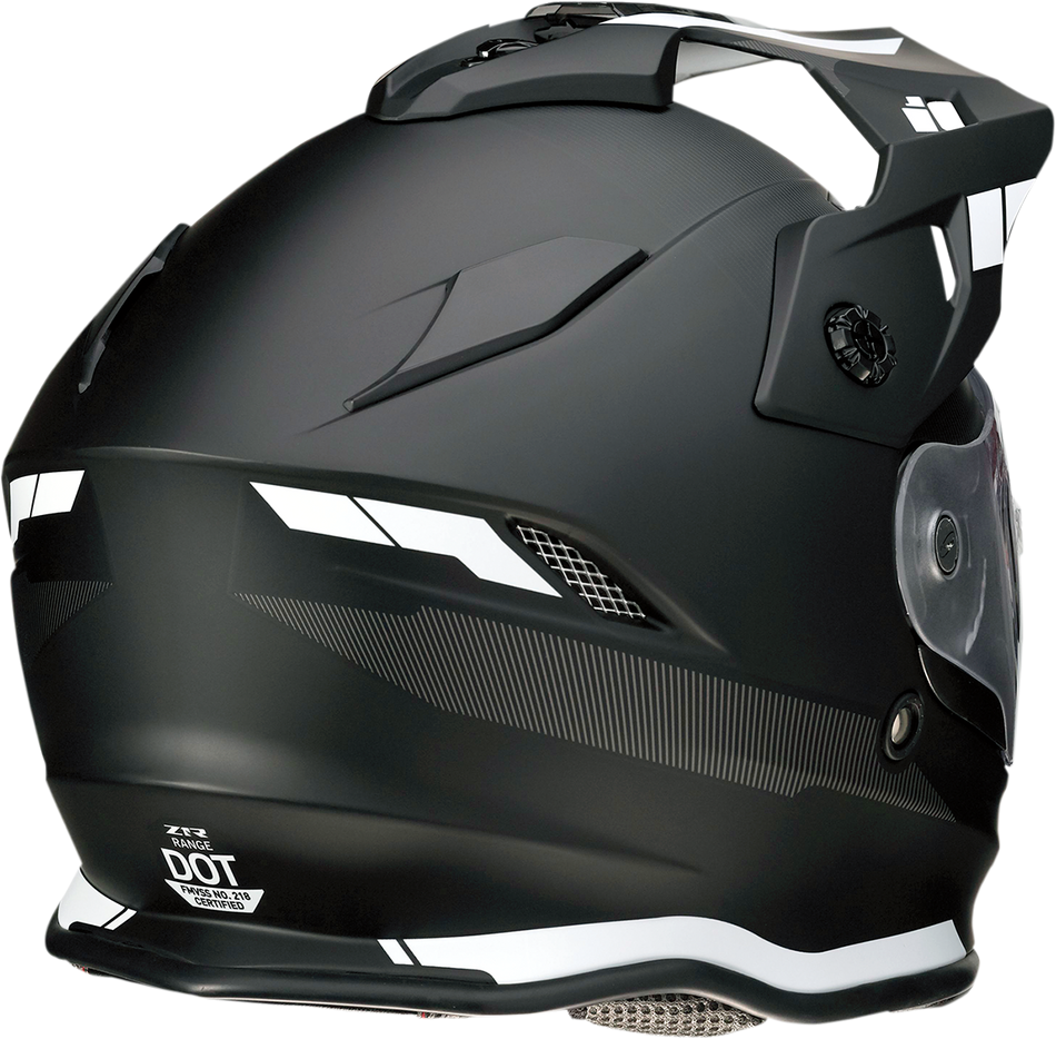 Z1R Range Helmet - Uptake - Black/White - Medium 0140-0009