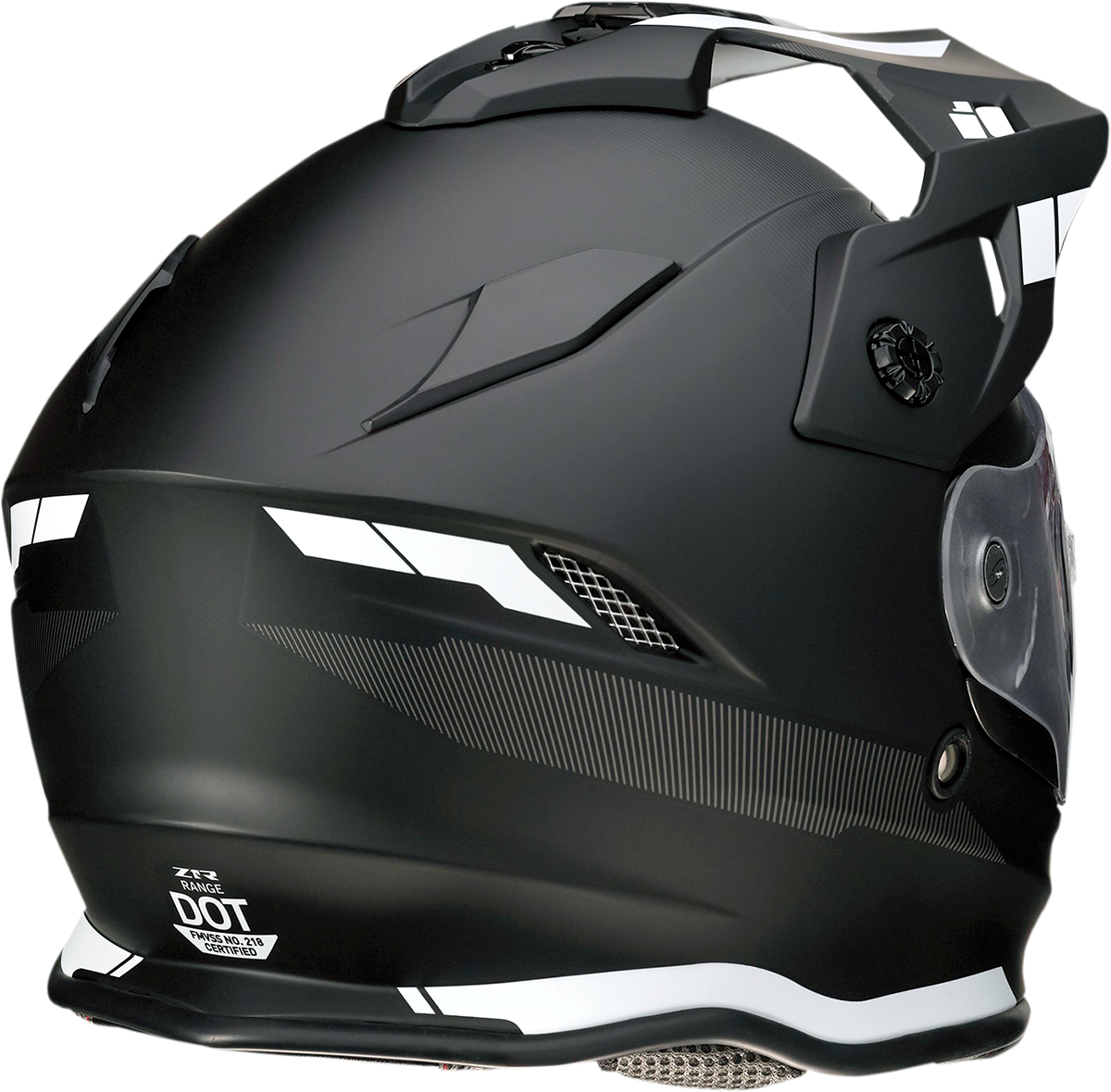 Z1R Range Helmet - Uptake - Black/White - Small 0140-0008