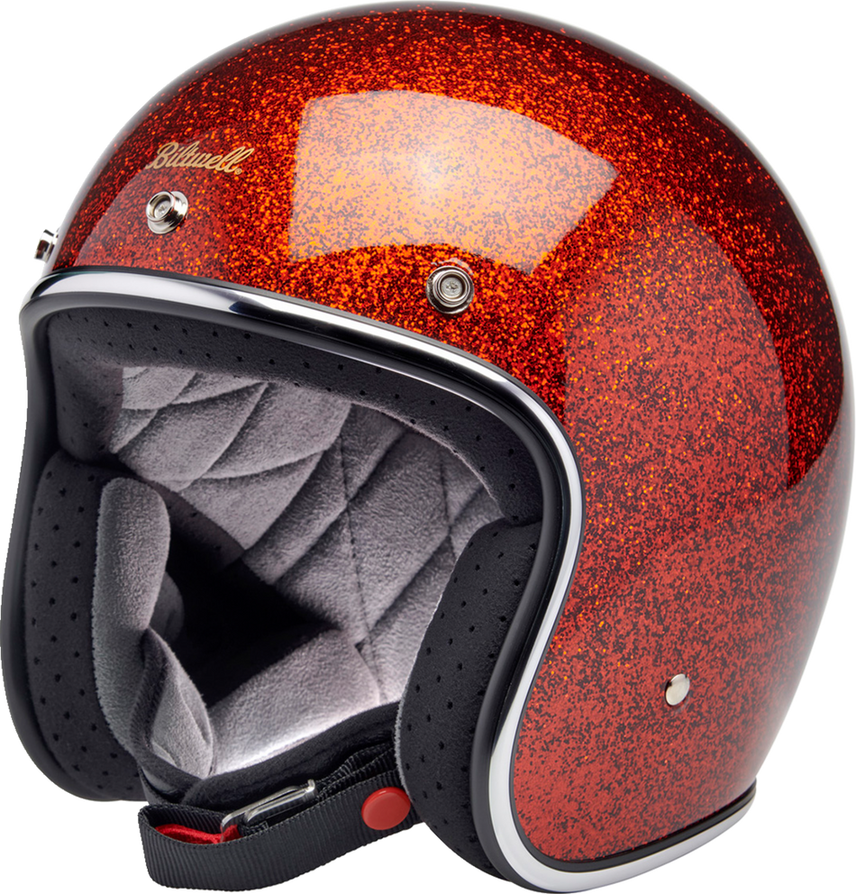 BILTWELL Bonanza Helmet - Rootbeer Megaflake - Small 1001-457-202