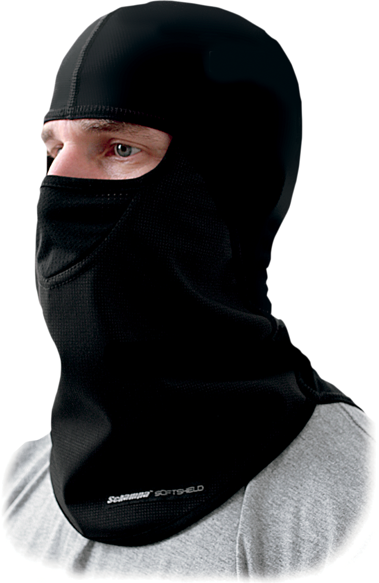 SCHAMPA & DIRT SKINS Coolskin Chill Breaker Balaclava - Deluxe - Black BLCLV015D-0