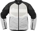 ICON Overlord3™ Leather Jacket - White - Small 2810-4118