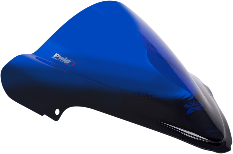 PUIG HI-TECH PARTS Race Windscreen - Blue - Hayabusa 4826A