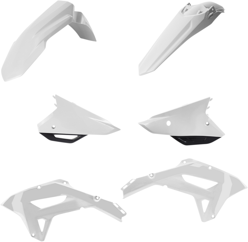ACERBIS Standard Replacement Body Kit - White/Black 2861791035