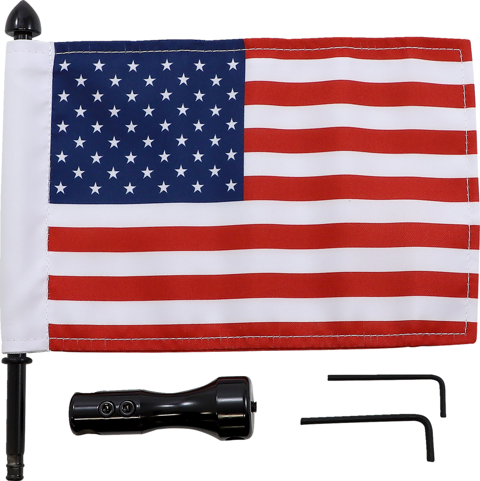 PRO PAD Rack Flag Mount - With 6" X 9" Flag - Air Wing BRFM-RDVM