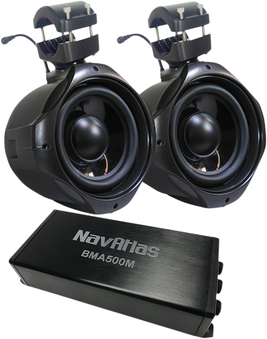 NAVATLAS 8" Subwoofer/Amplifier NT308BPK