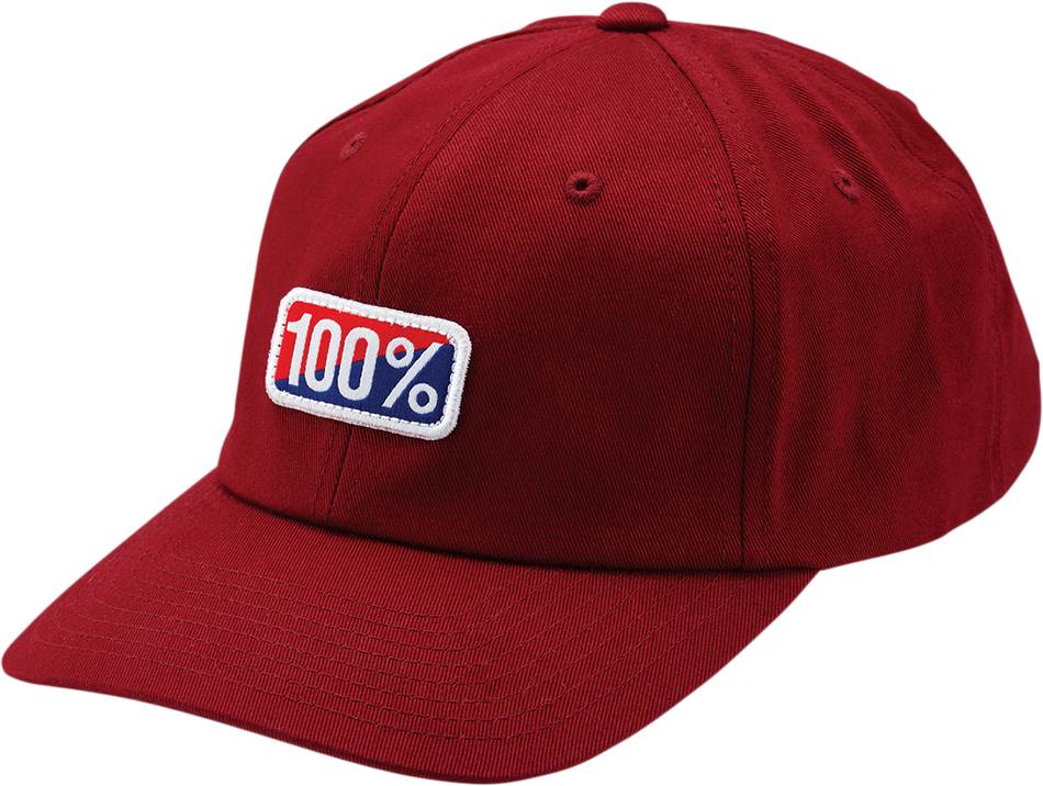 100% Select Dad Hat - Chili Pepper - One Size 20091-397-01