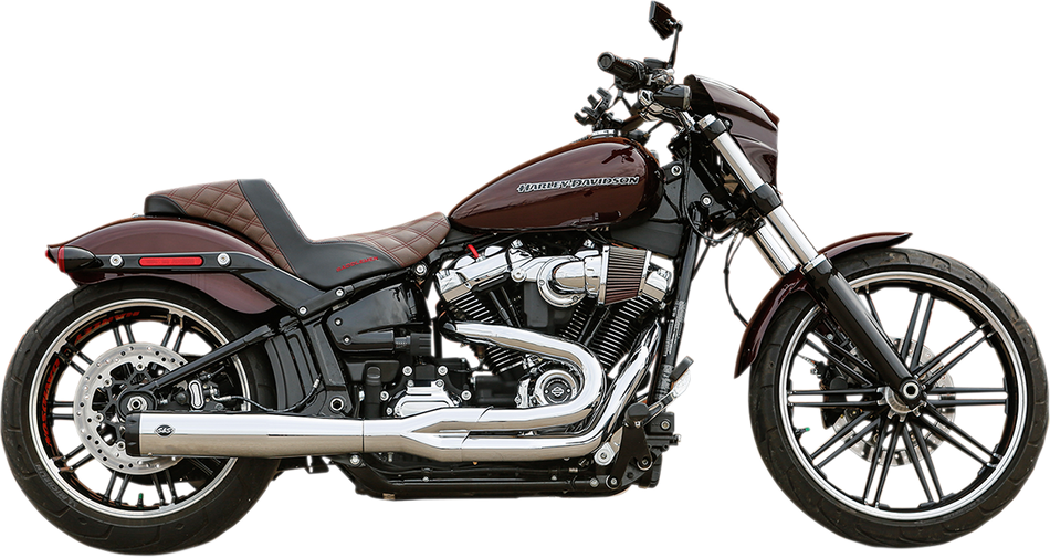 S&S CYCLE 2:1 50 State Exhaust for M8 Softail - Chrome 550-0847B