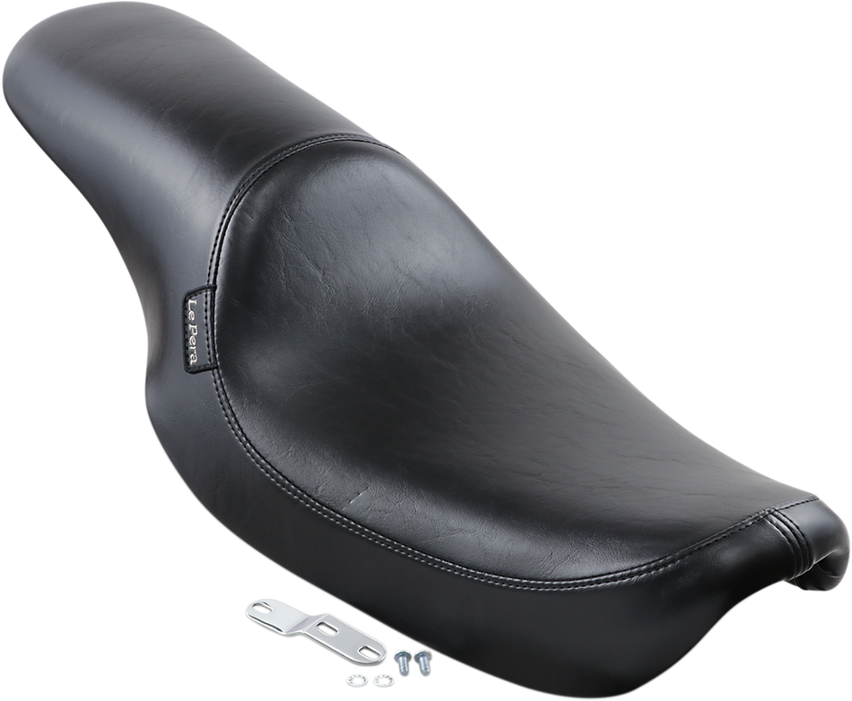 LE PERA Silhouette Full-Length Seat - Smooth - Black - Dyna '91-'95 L-861