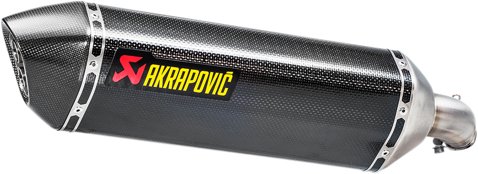 AKRAPOVIC Slip-On Line Muffler - Carbon Fiber SV 650 2017-2020, 2022-2023   S-S6SO9-HRC/1 1811-3346