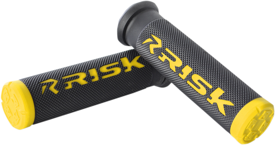 RISK RACING Grips - Fusion 2.0 - ATV - Yellow 293