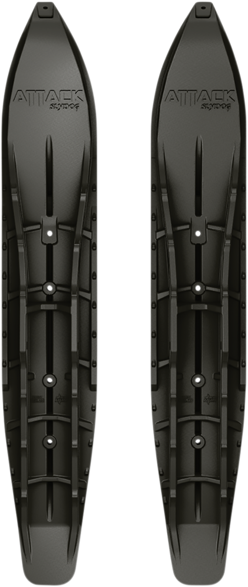 SLYDOG SKIS Attack Ski - Black - 7" - Pair ATKSOLBLKLOPBLK