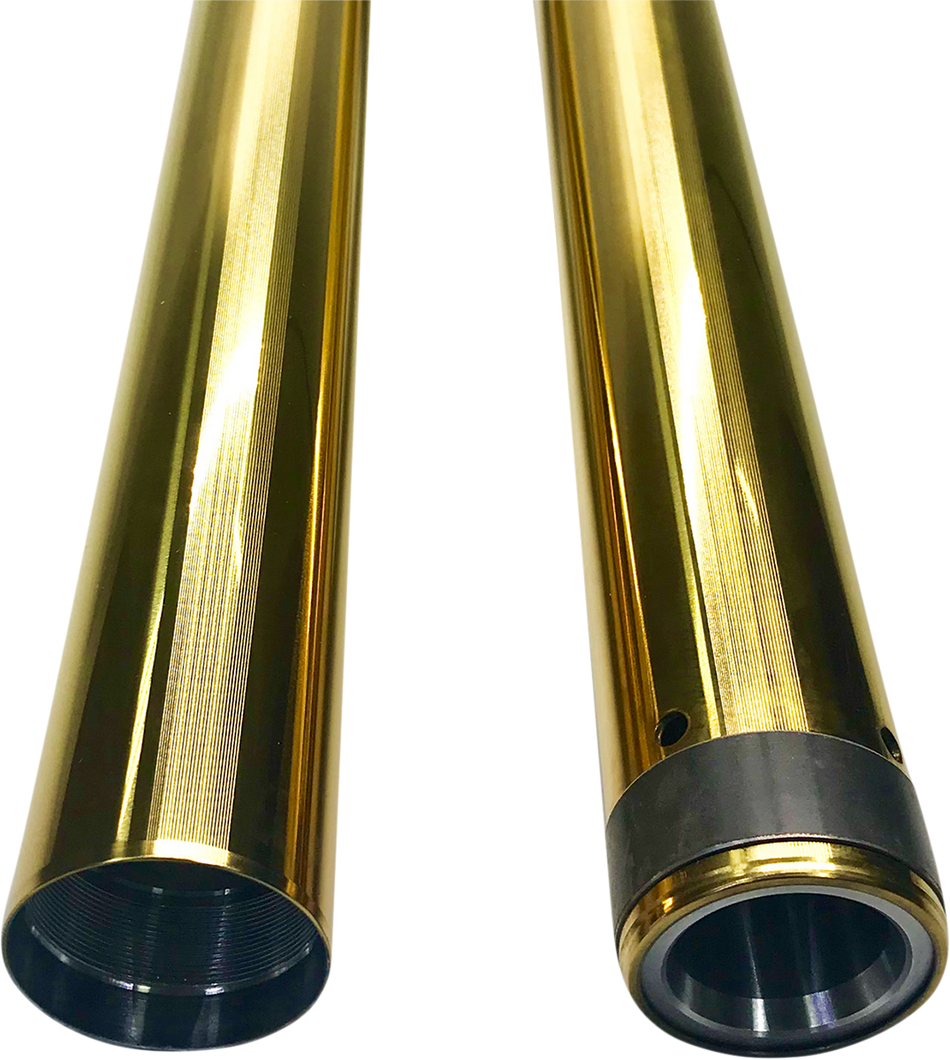 PRO-ONE PERF.MFG. Fork Tube - Gold - 49 mm - 22.875" Length 105125G