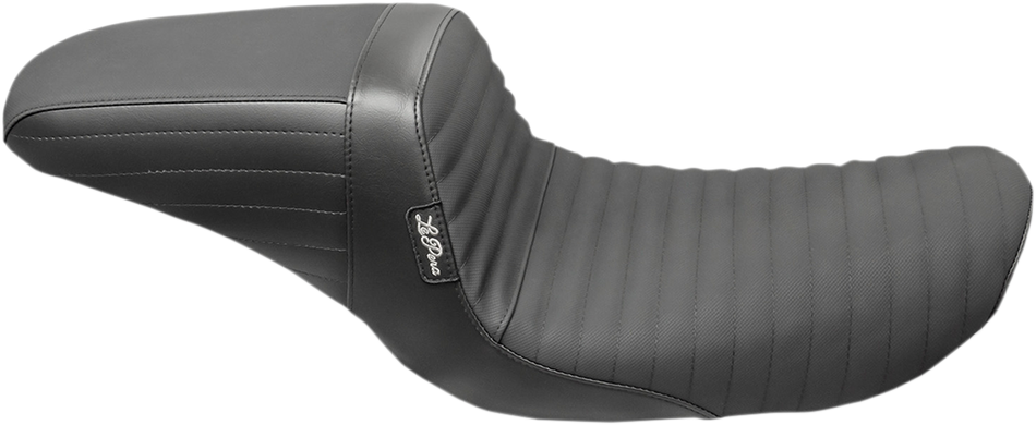 LE PERA Kickflip Seat - Pleated w/ Gripp Tape - Black - FXD '96-'03 LN-591PTGP