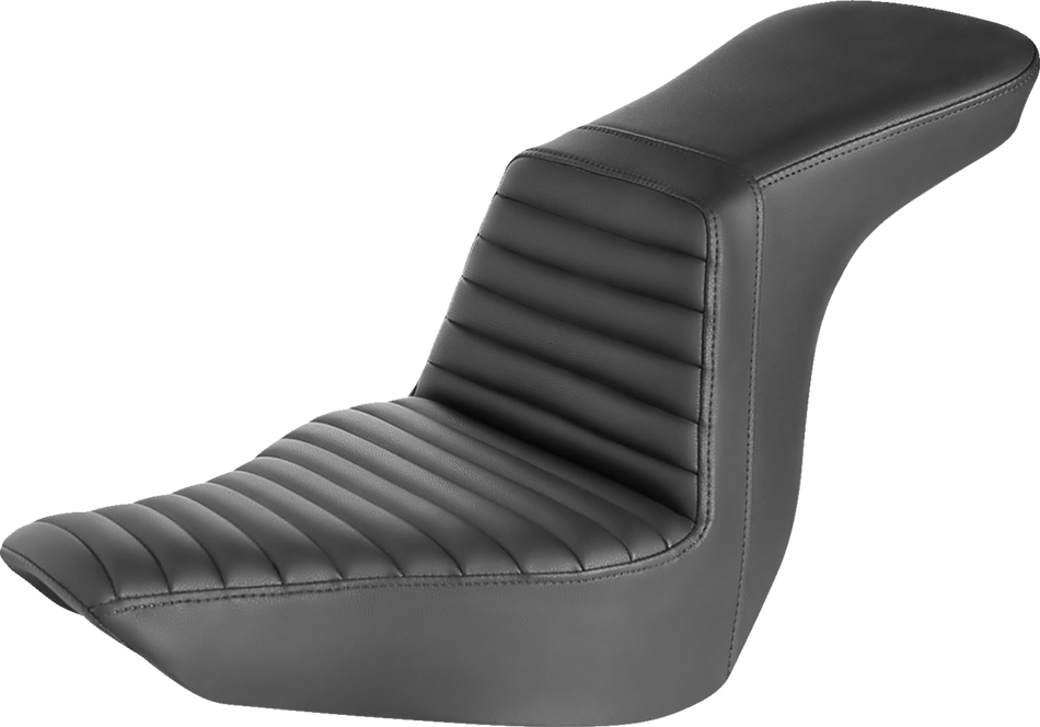 SADDLEMEN Step-Up Seat - Front Tuck-n-Roll - Black 818-29-191