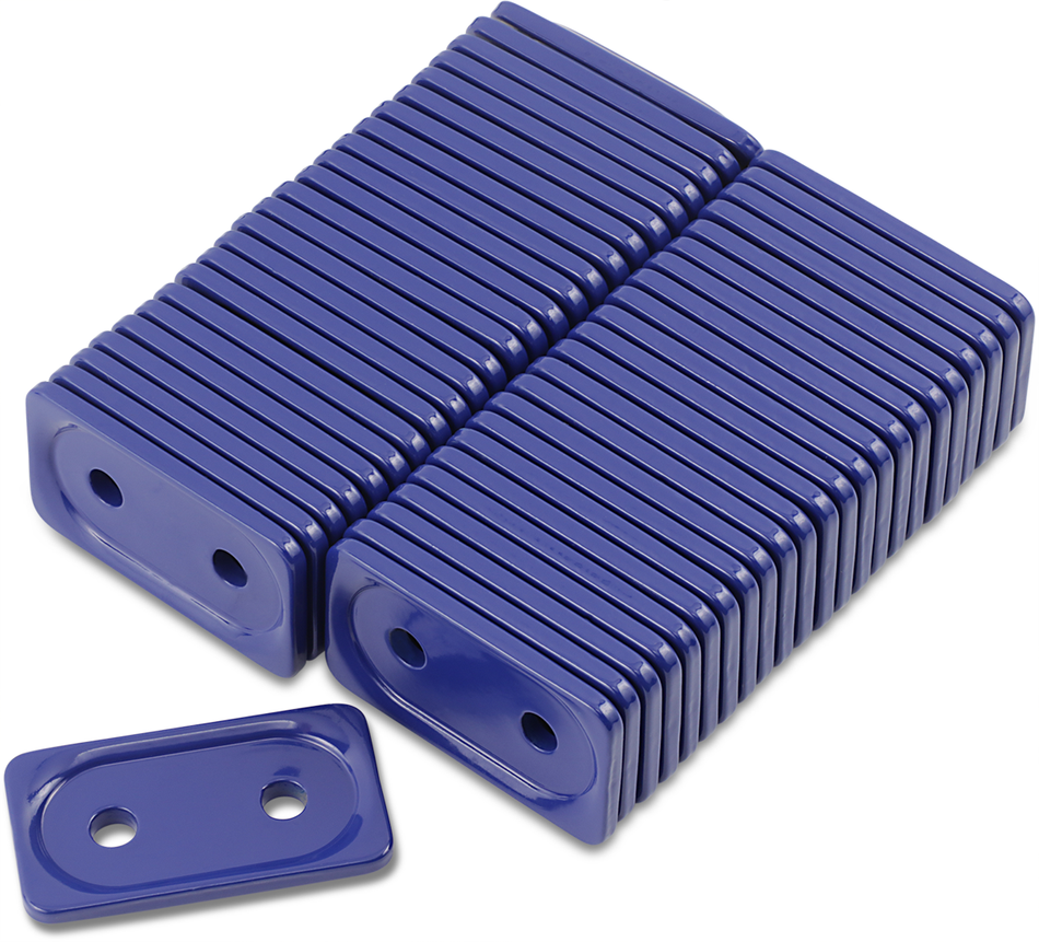 Placas de soporte WOODY'S - Azul - Doble - Paquete de 48 ADG-3795-48 