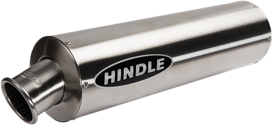 HINDLE Round Muffler - Stainless Steel - 14" GPS142R