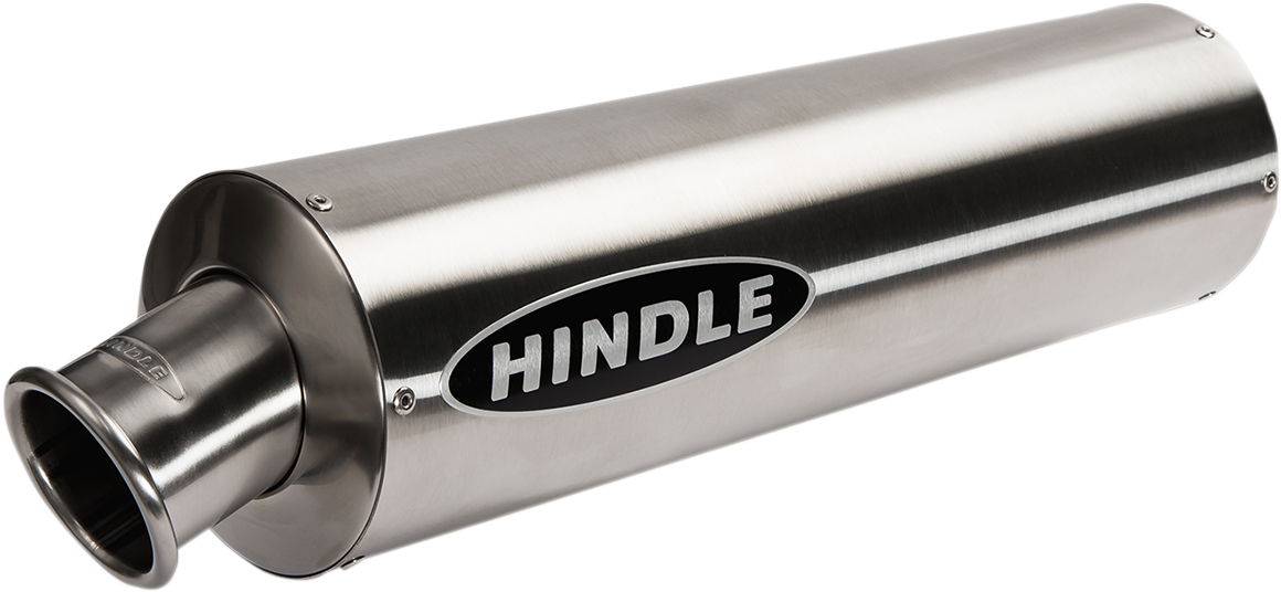 HINDLE Round Muffler - Stainless Steel - 14" GPS142R