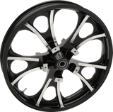 COASTAL MOTO Front Wheel - Largo 3D - Dual Disc/No ABS - Black Cut - 21"x3.50" - '08+ FL 3D-LGO213BC