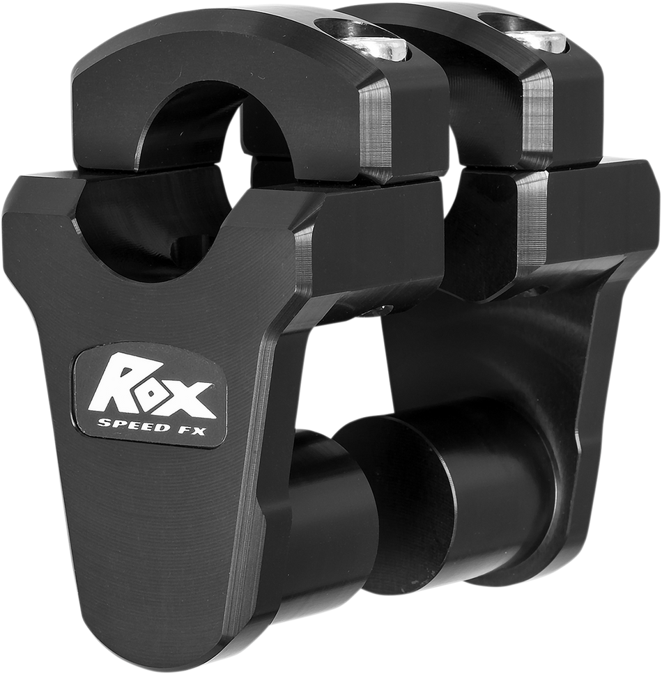ROX SPEED FX Risers - Pivoting - 2" - Oversized Handlebars - Black 1R-P2PPK