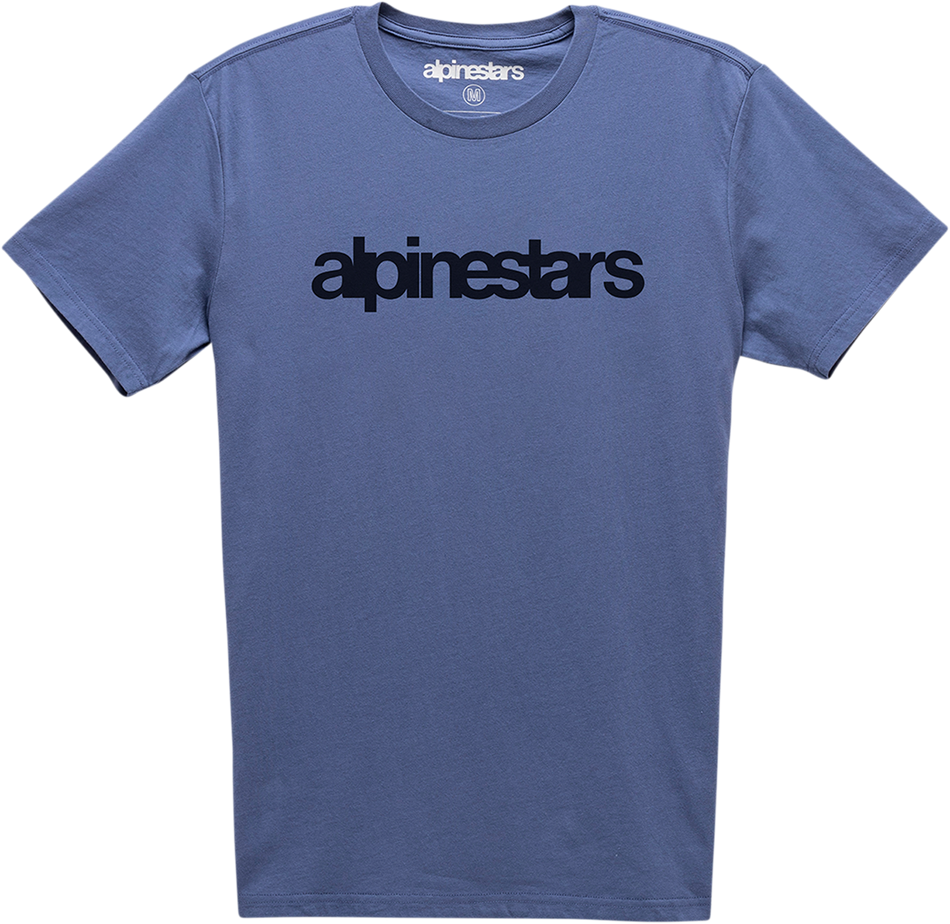 ALPINESTARS Heritage Word T-Shirt - Blue - 2XL 121073006722X