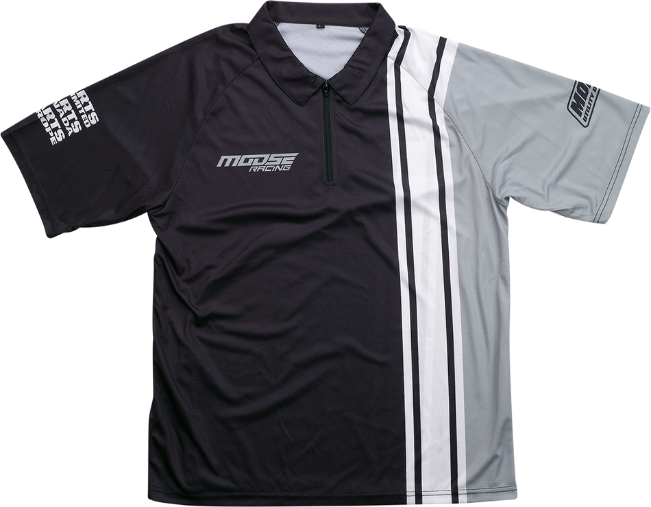 MOOSE RACING Moose Pit Shirt - Black - Large 3040-3036