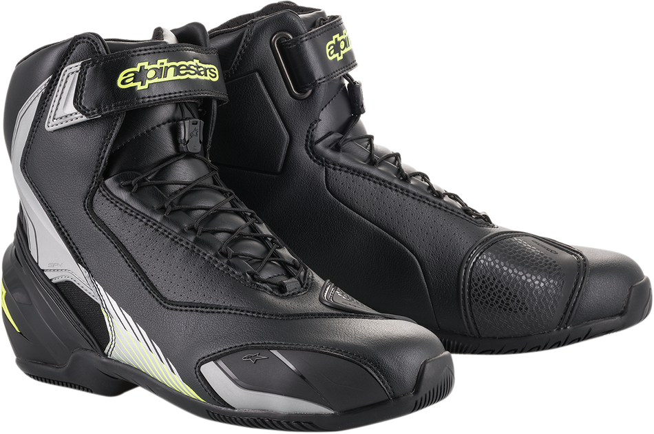 Zapatos de montar ALPINESTARS SP-1 v2 - Negro/Plata/Amarillo - US 6.5 / EU 40 251101815940