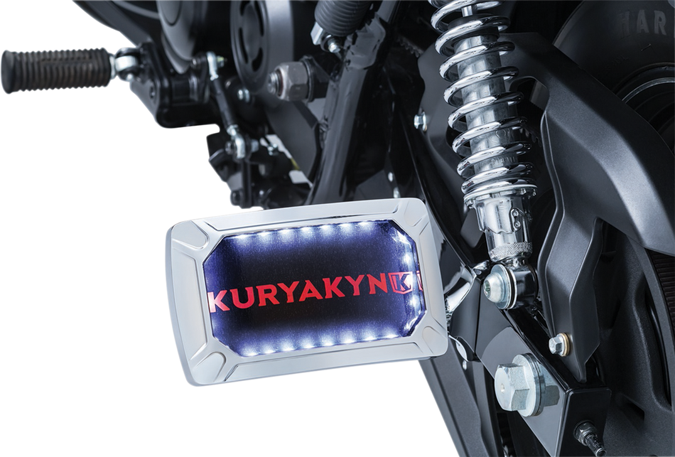 KURYAKYN License Plate Holder - Horizontal - Chrome 3192